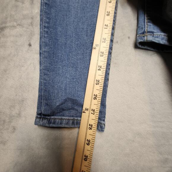 True Religion Jeans Womens 29 Blue Jennie Curvy Mid Rise Skinny Stretch Denim - Picture 6 of 10